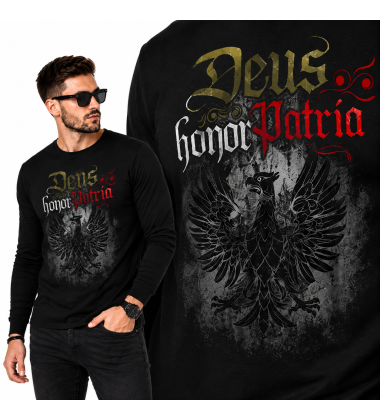 LONGSLEEVE PATRIOTYCZNY  DEUS HONOR PARTIE